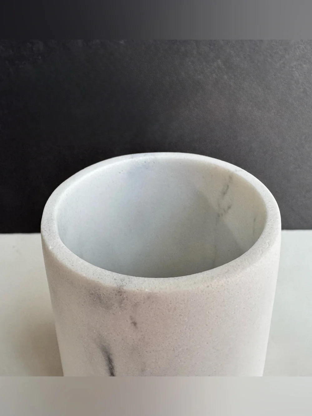 BINO Marble Collection Resin Bath Tumbler / Counter Organization